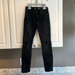 Gap Black Skinny Jeans, Size 10 Slim